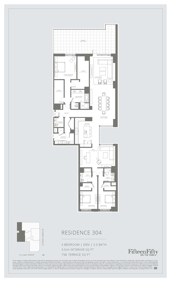 1550 N Clark Street Unit: 304