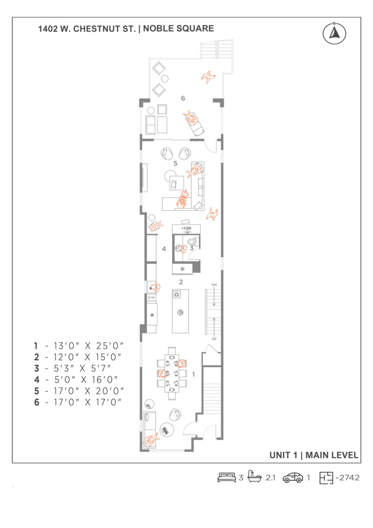 1402 W Chestnut Street Unit: 1
