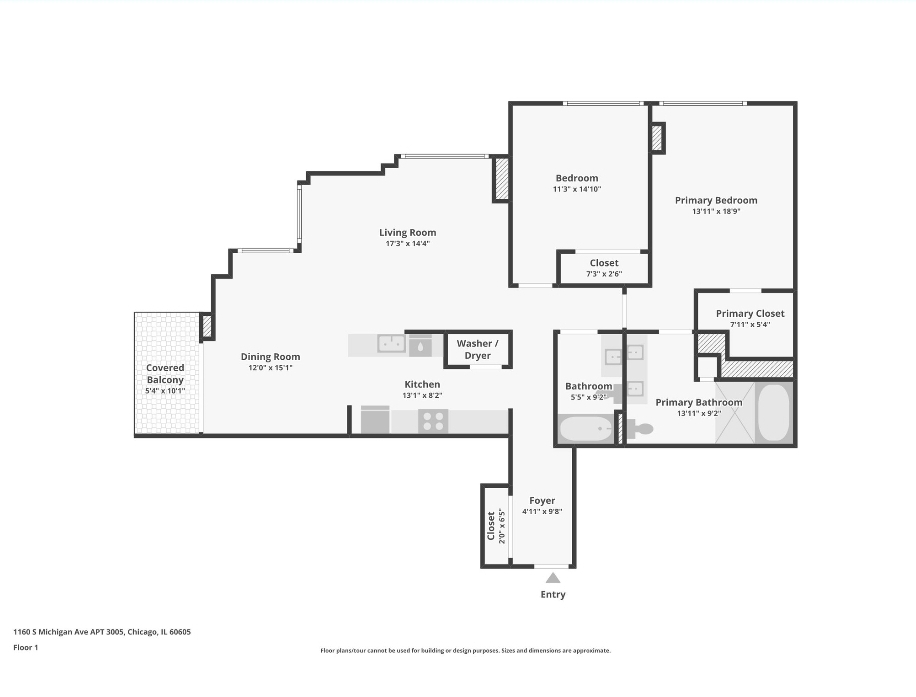 1160 S Michigan Avenue Unit: 3005