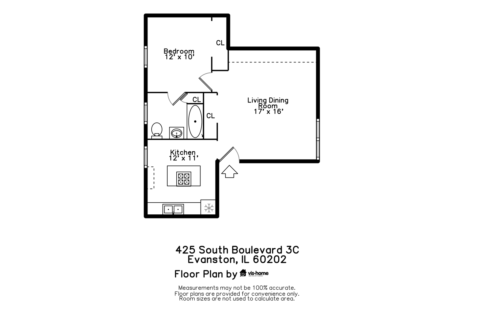 425 South Boulevard Unit: 3C