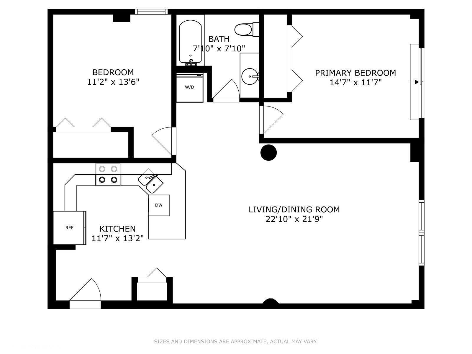 1117 Broad Street 3B, St. Joseph Unit: 3B