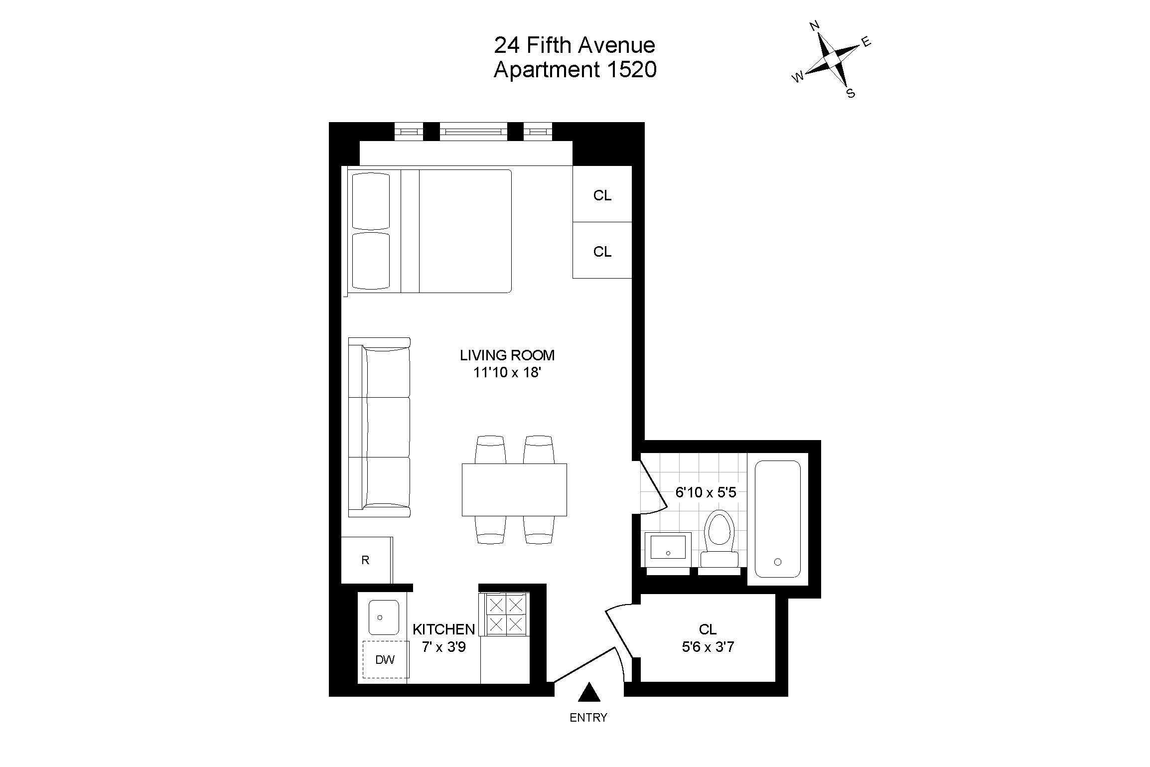 24 Fifth Avenue 1520