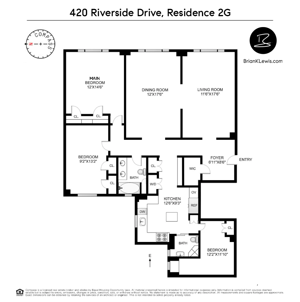 420 Riverside Drive 2G