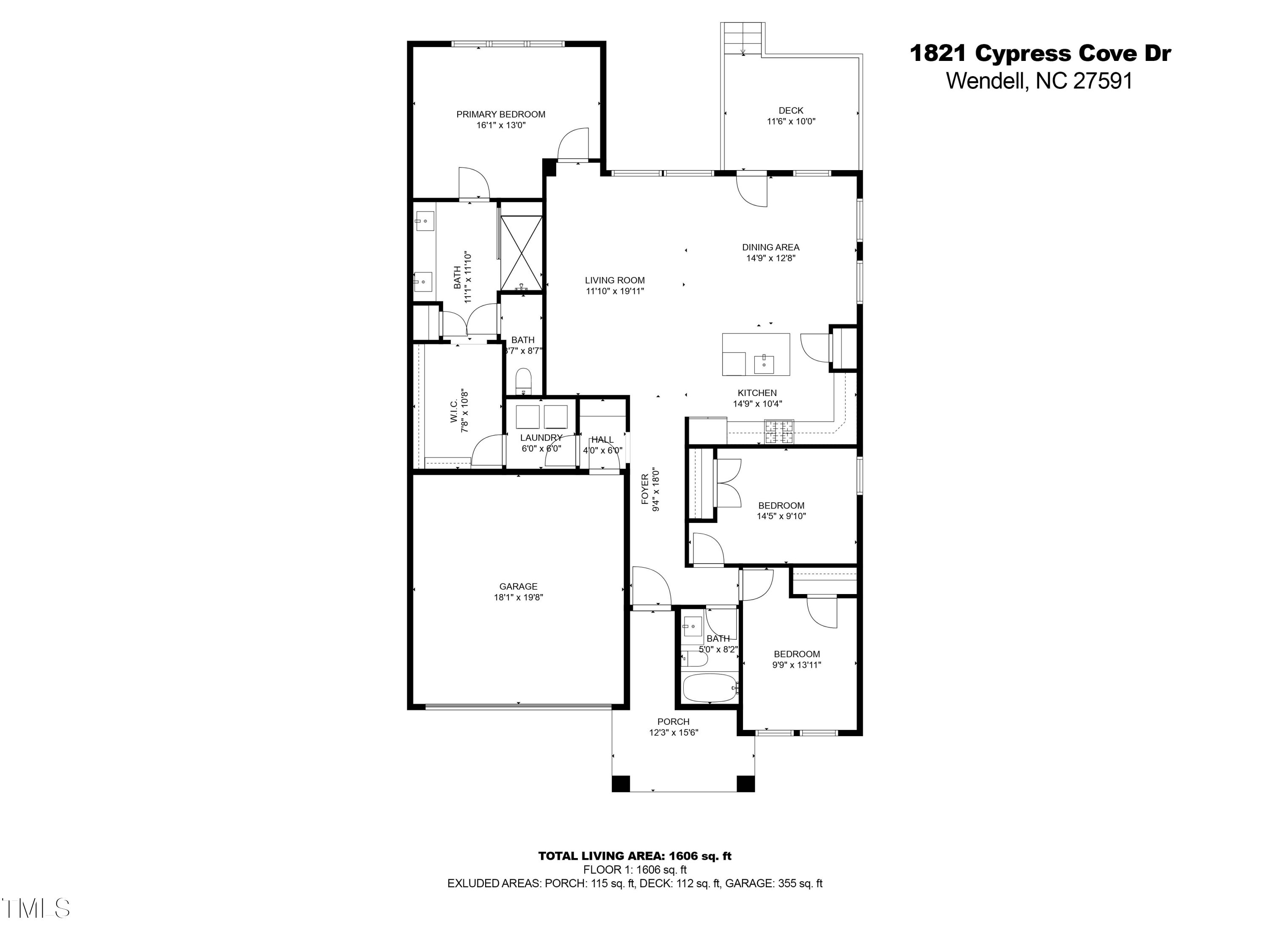 1821 Cypress Cove Drive