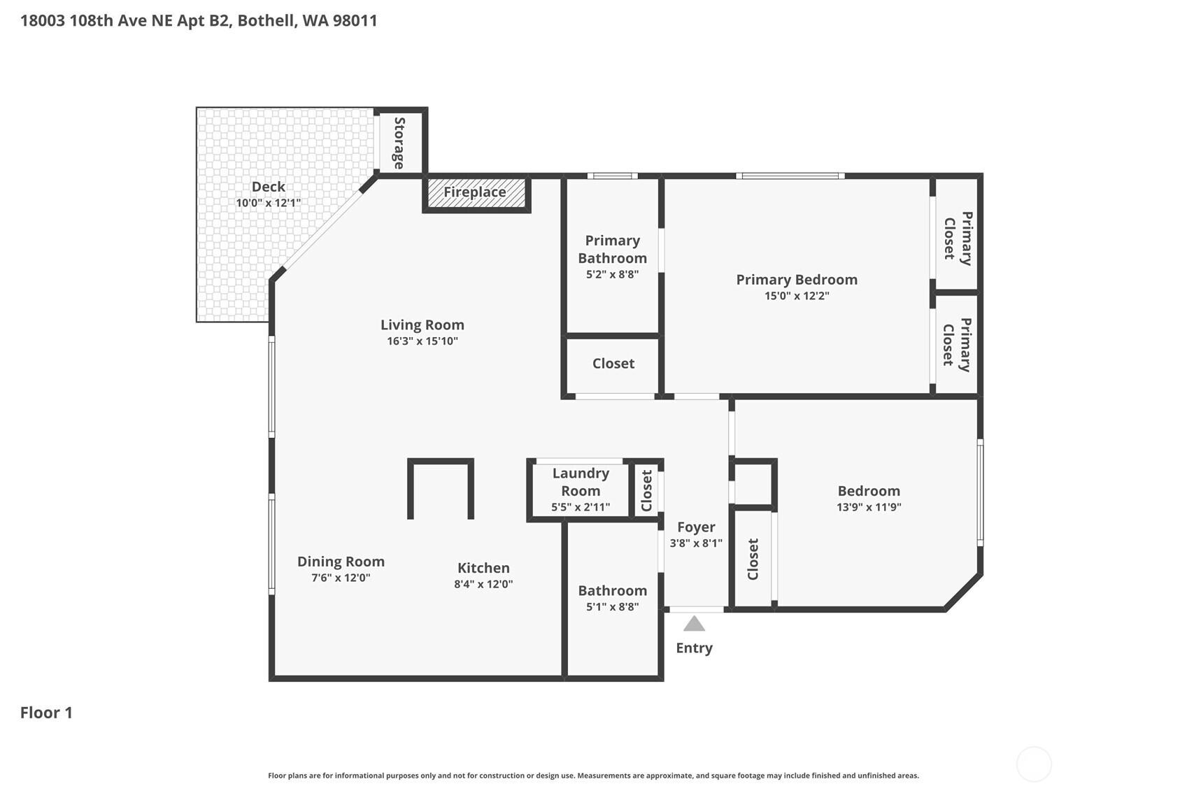 18003 108th Avenue NE Unit: B2