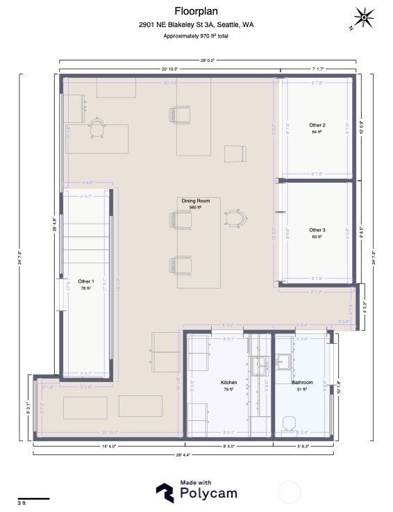 2901 NE Blakeley Street Unit: 3A