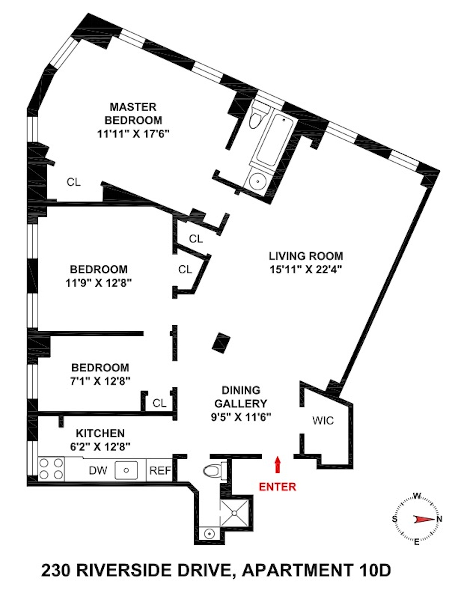 230 RIVERSIDE Drive 10D