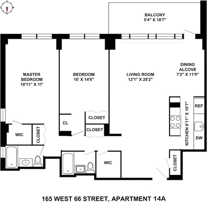 165 W 66TH Street 14A