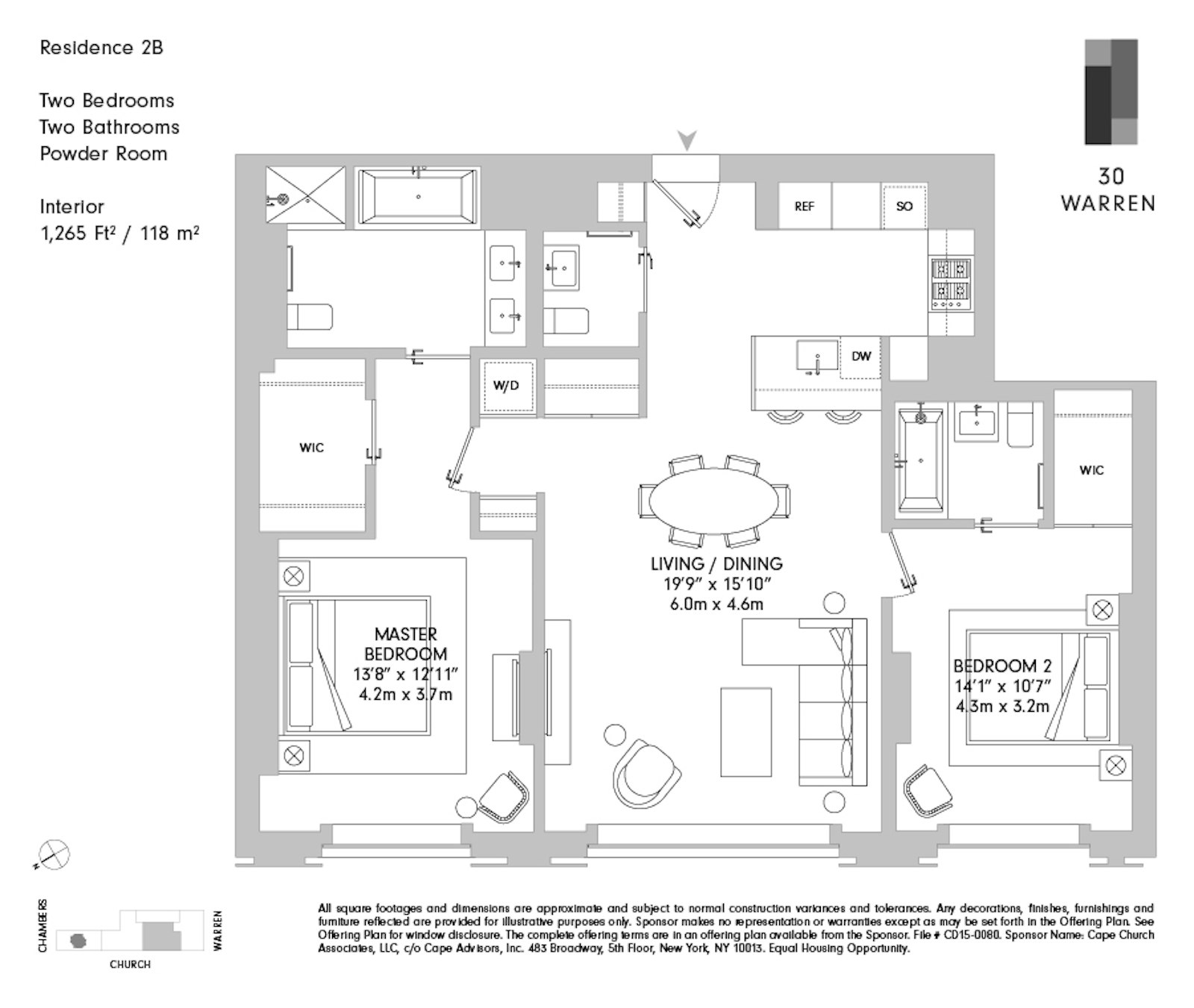 30 WARREN Street 2B
