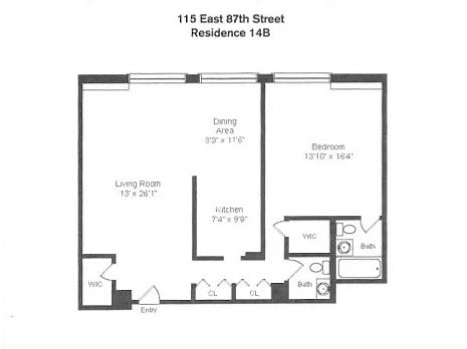 115 E 87TH Street 14B