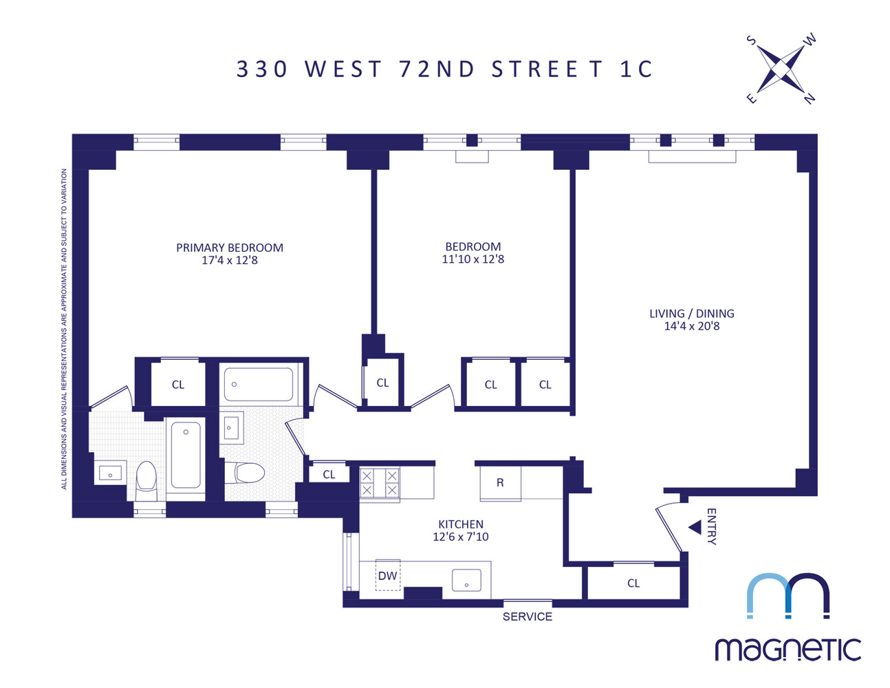 330 W 72ND Street 1C
