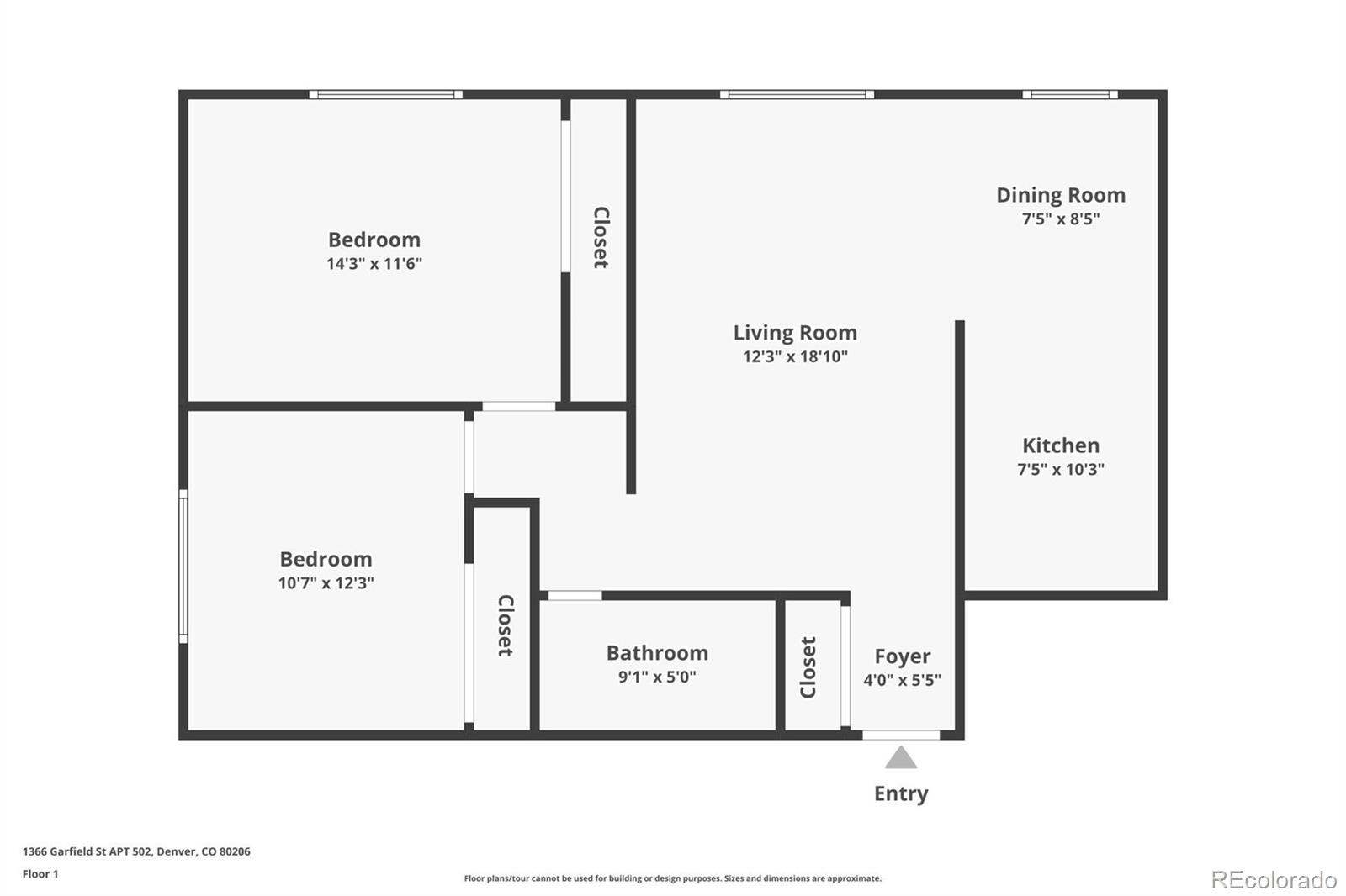 1366 Garfield Street Unit: 502