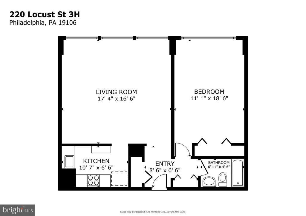 220 LOCUST STREET 3H