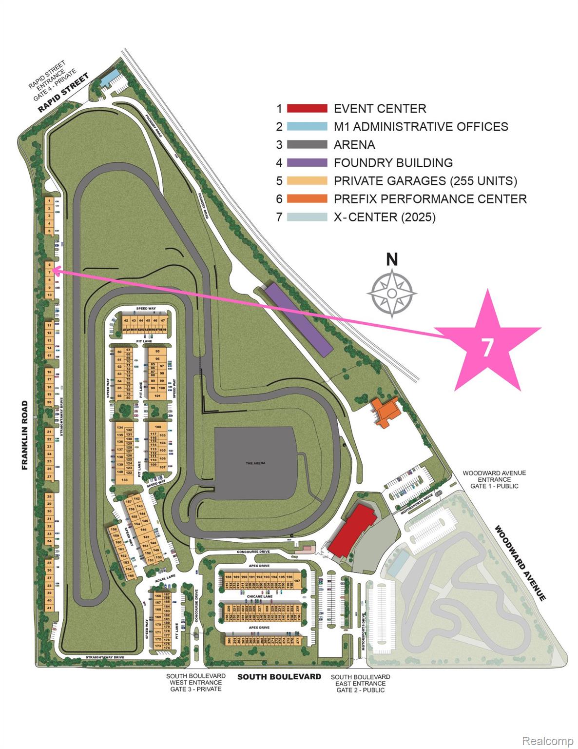 7 STRAIGHTAWAY Drive