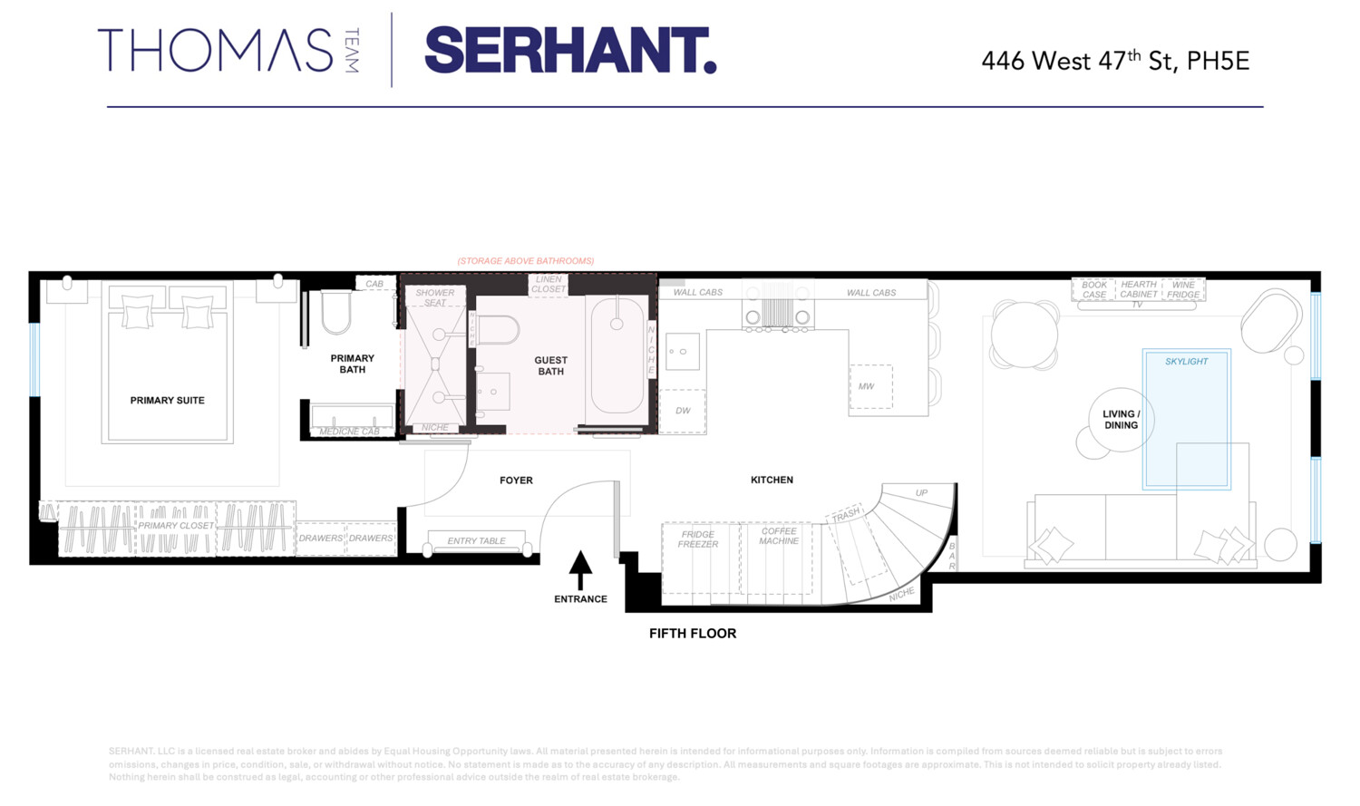 446 W 47TH Street PH5E
