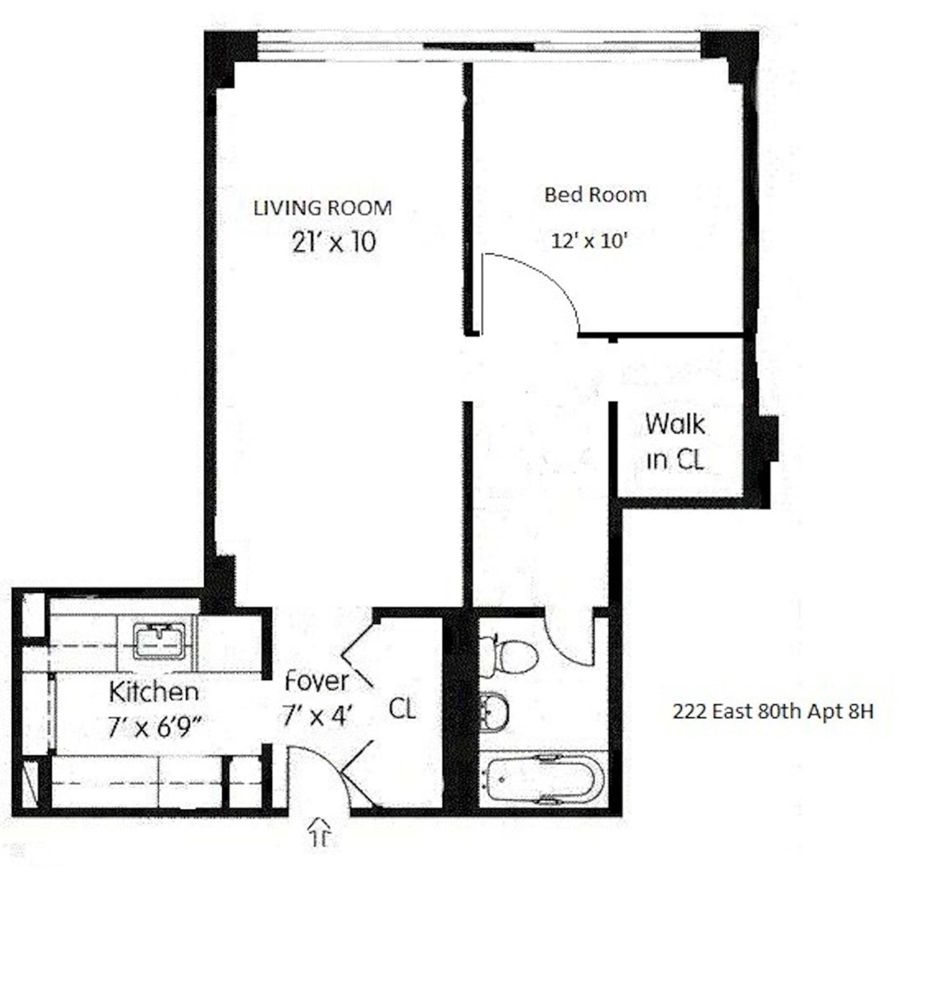 222 E 80TH Street 8H