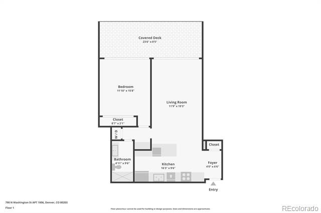 790 N Washington Street Unit: 1006