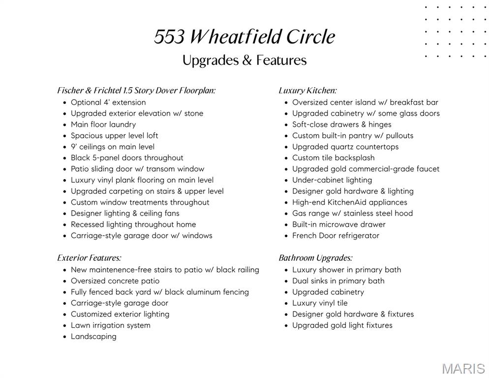 553 Wheatfield Circle