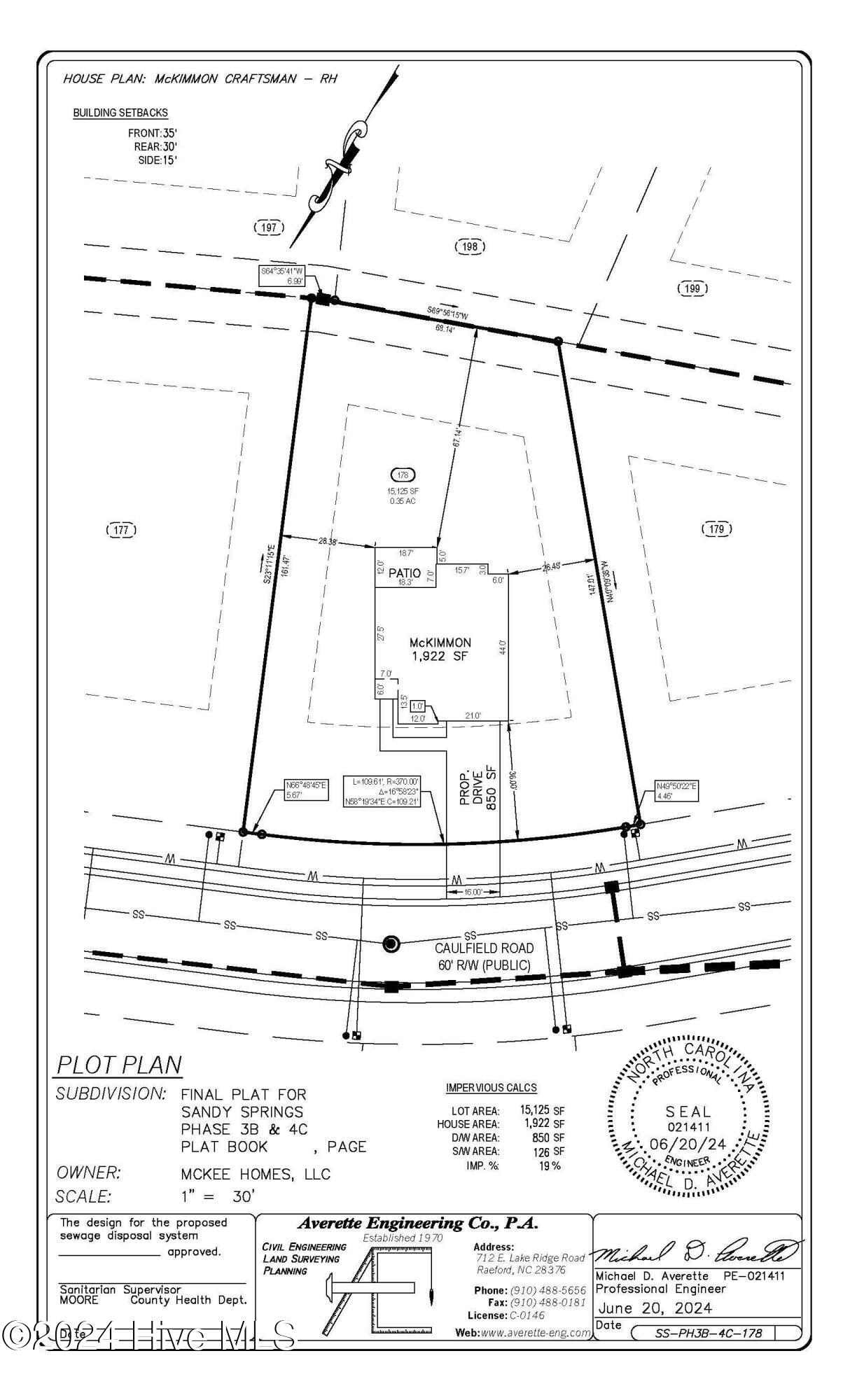 178 Caufield Rd, Homesite 178
