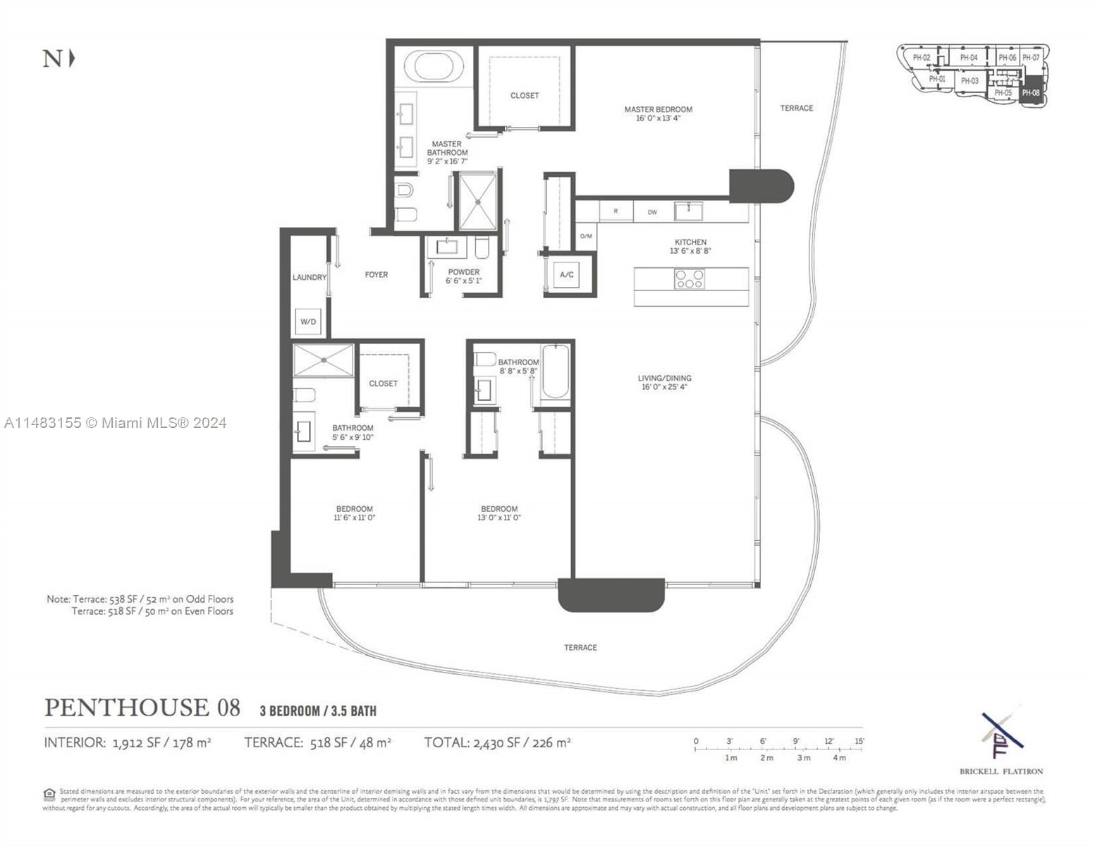 1000 Brickell Plz Unit: PH5208