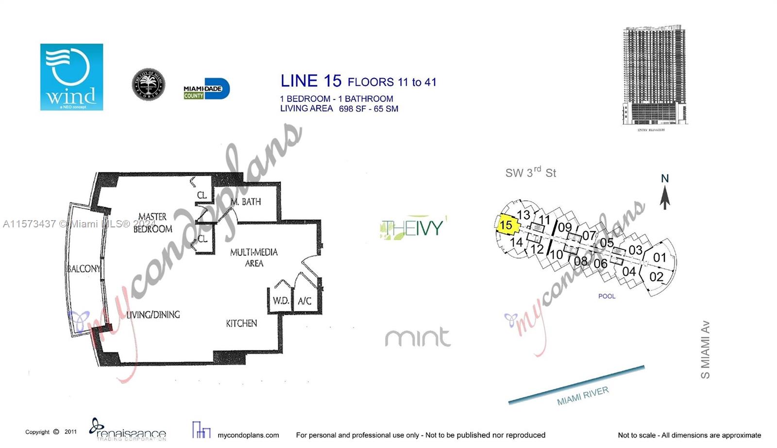 350 S Miami Ave Unit: 1915