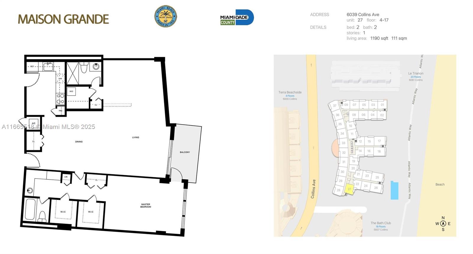 6039 Collins Ave # 1527