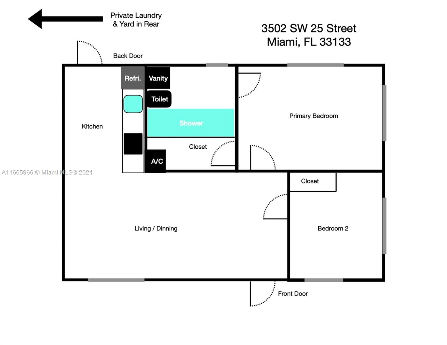3502 SW 25th St Unit: FRONT