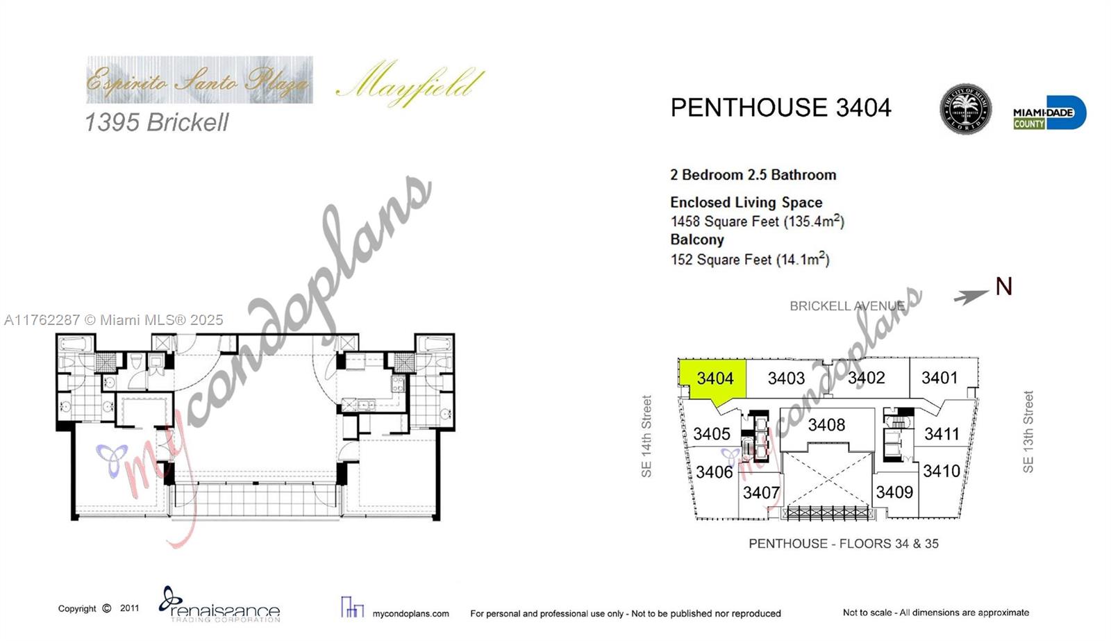 1395 Brickell Ave # 3408