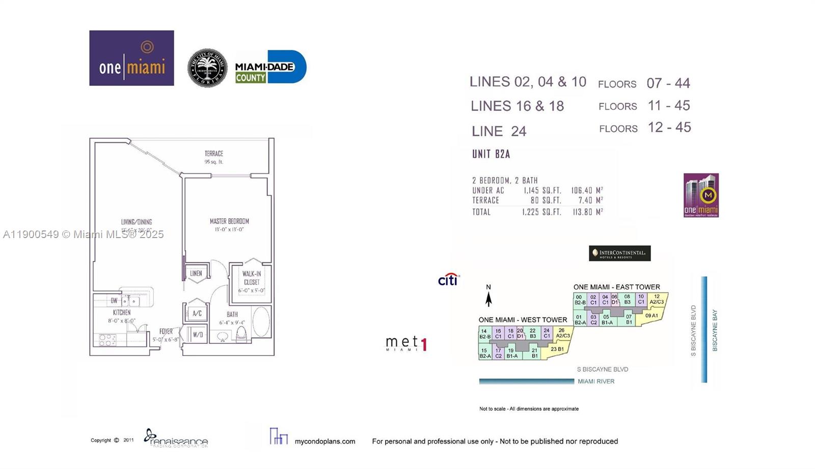 335 S Biscayne Blvd # 2604, Miami Unit: 2604