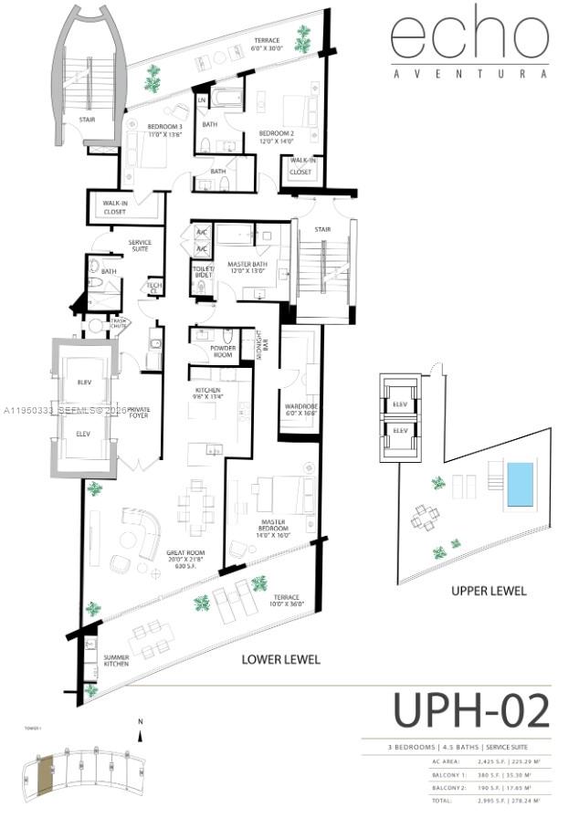 3250 NE 188th St Unit: UPH02 + ROOFTOP W/ POOL