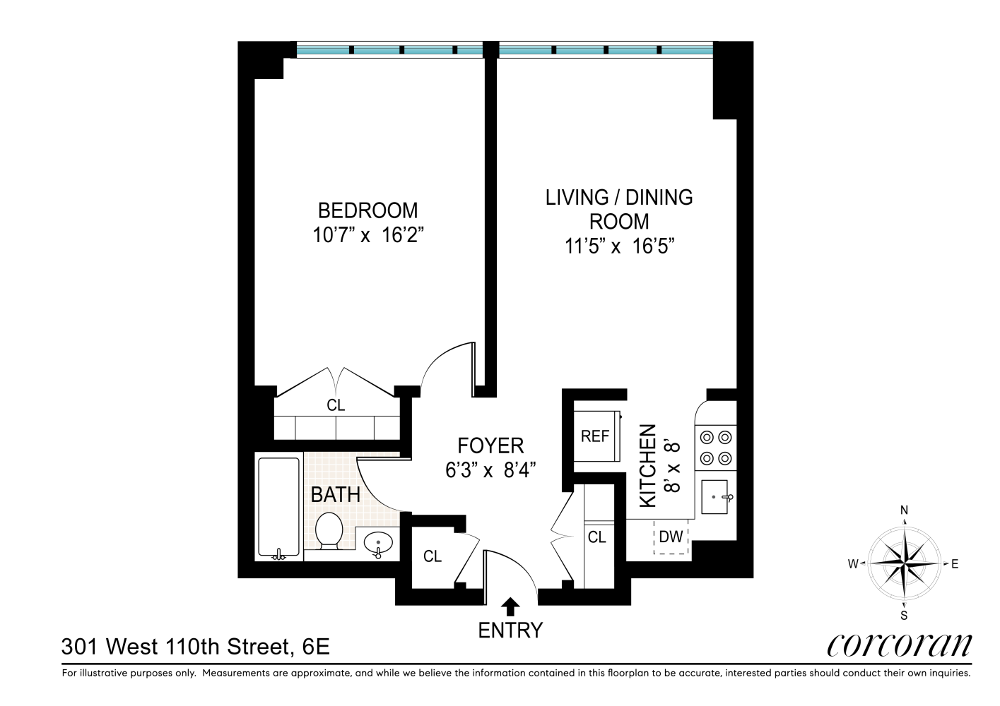 301 W 110TH Street 6E