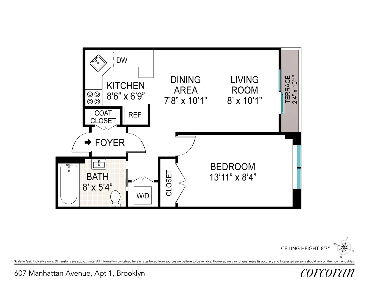 607 MANHATTAN Avenue 2FL