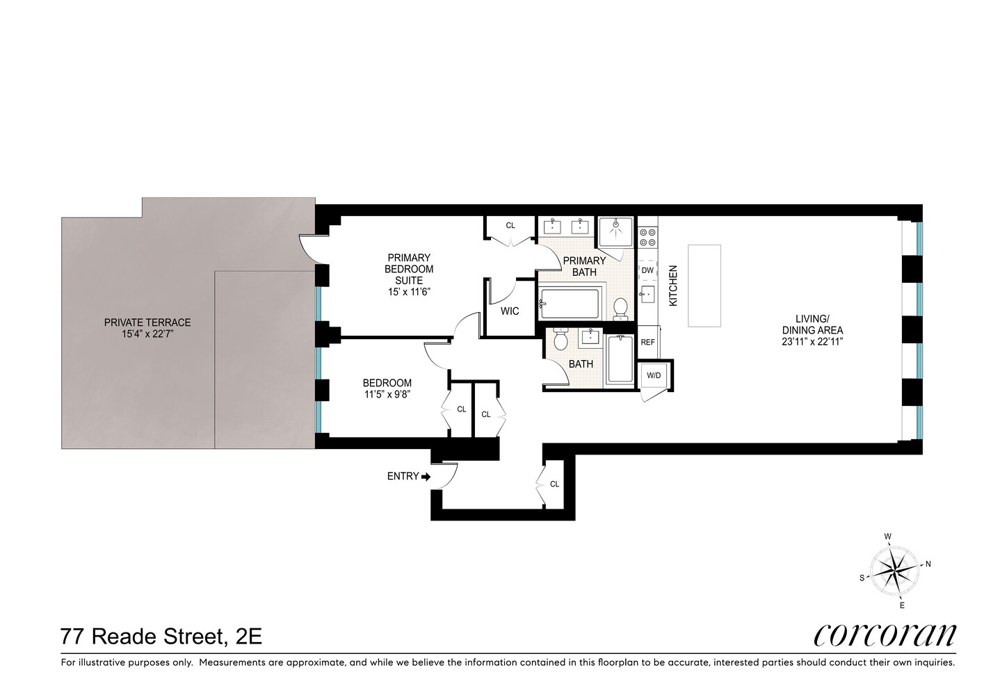 77 READE Street 2E