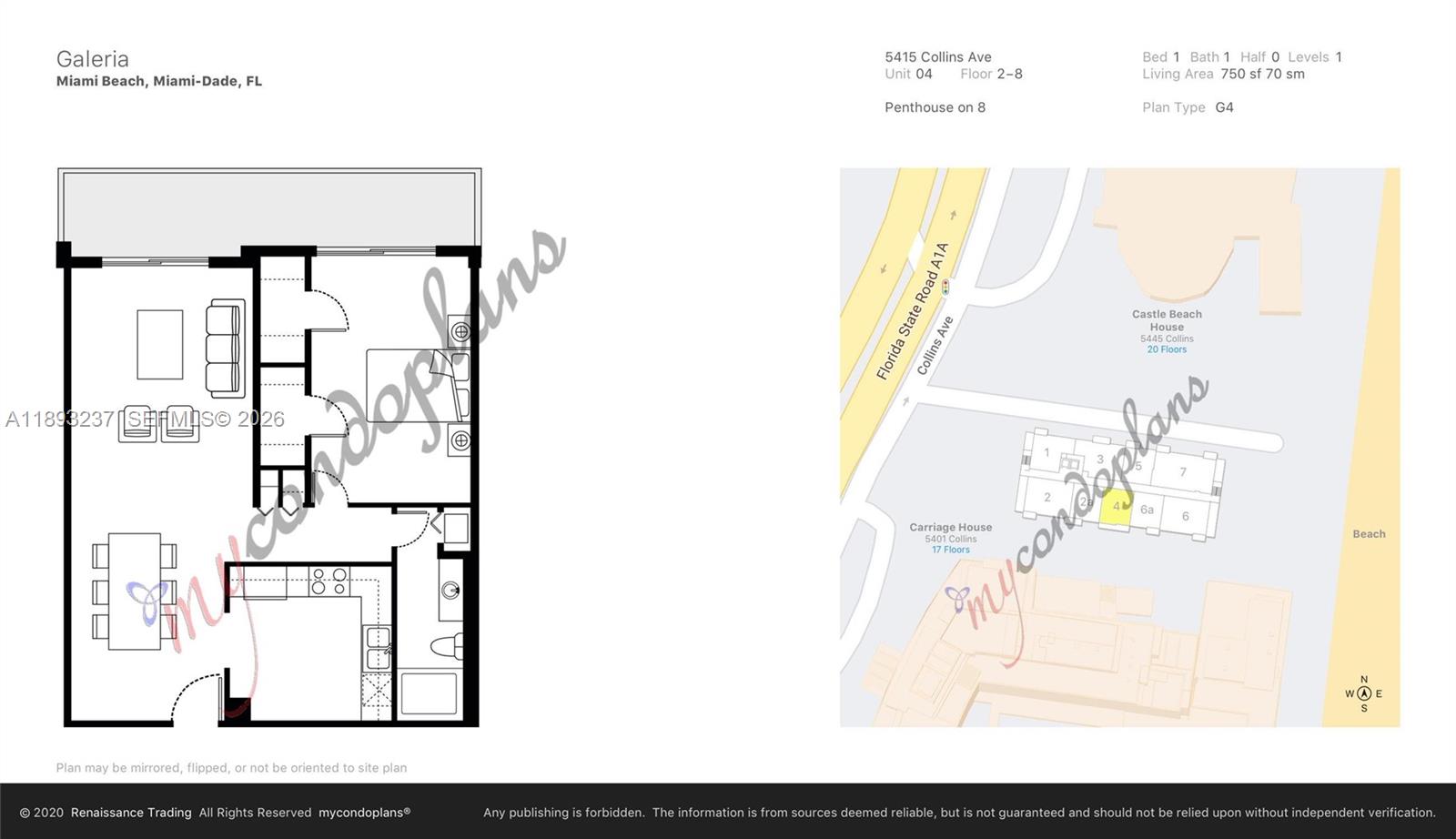 5415 Collins Ave # 304