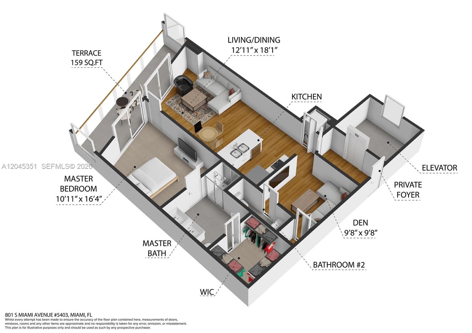 801 S Miami Ave Unit: 5403