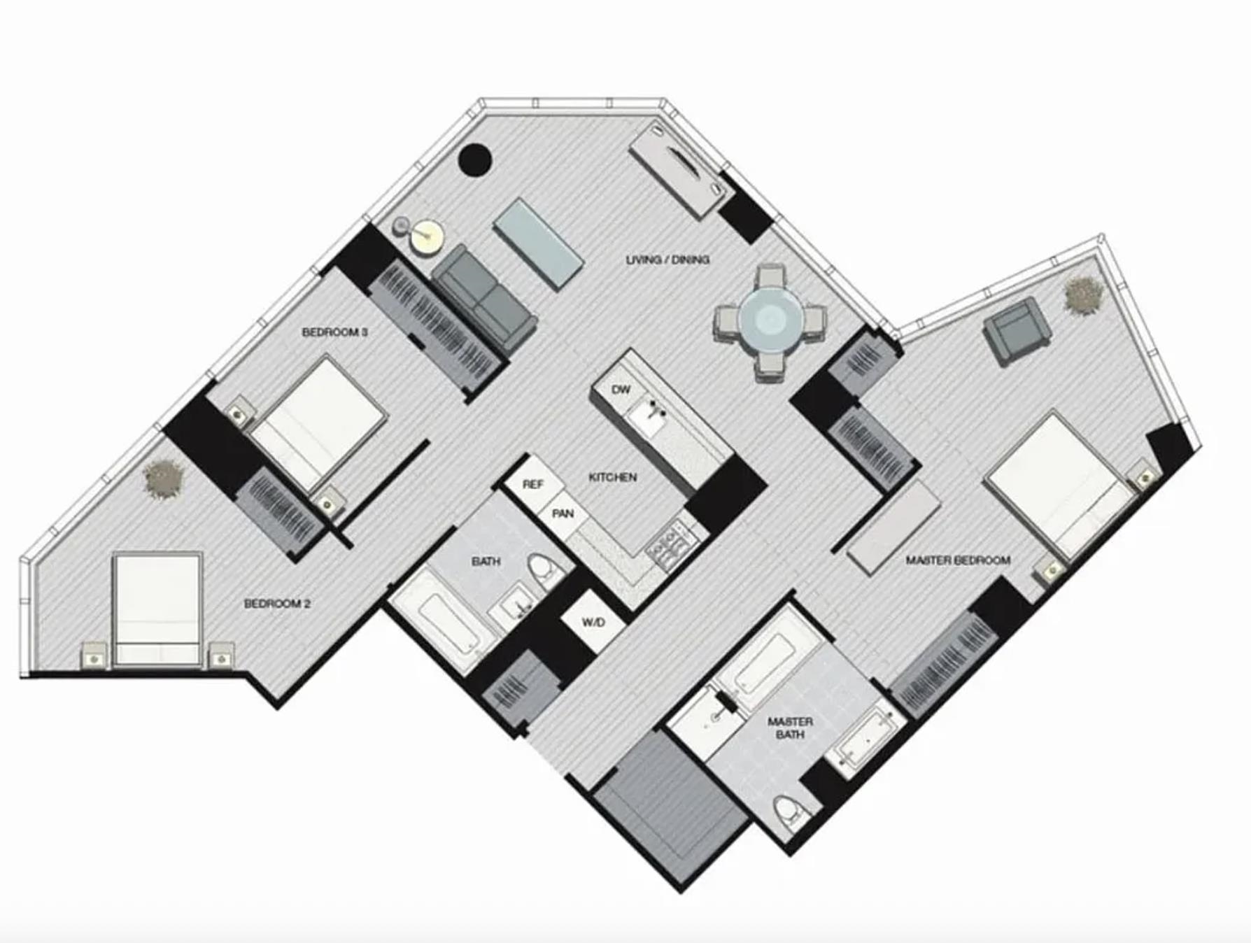 77 HUDSON ST Unit: 4203