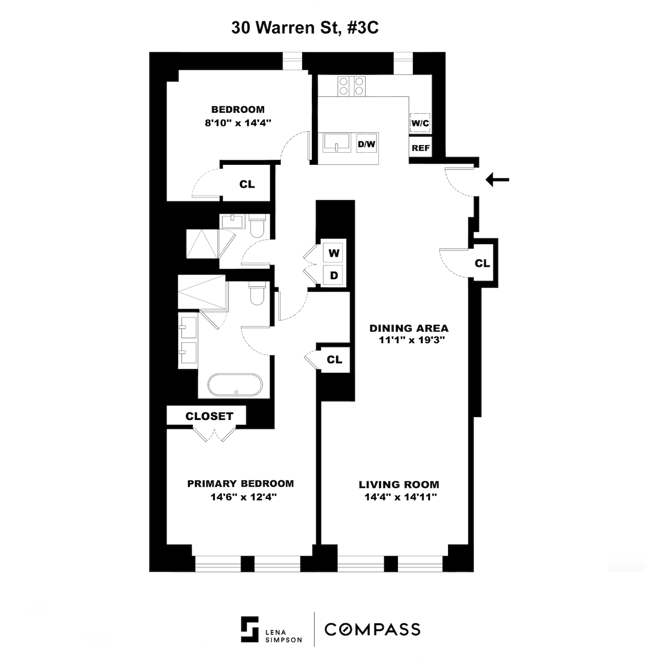 37 Warren Street 3C