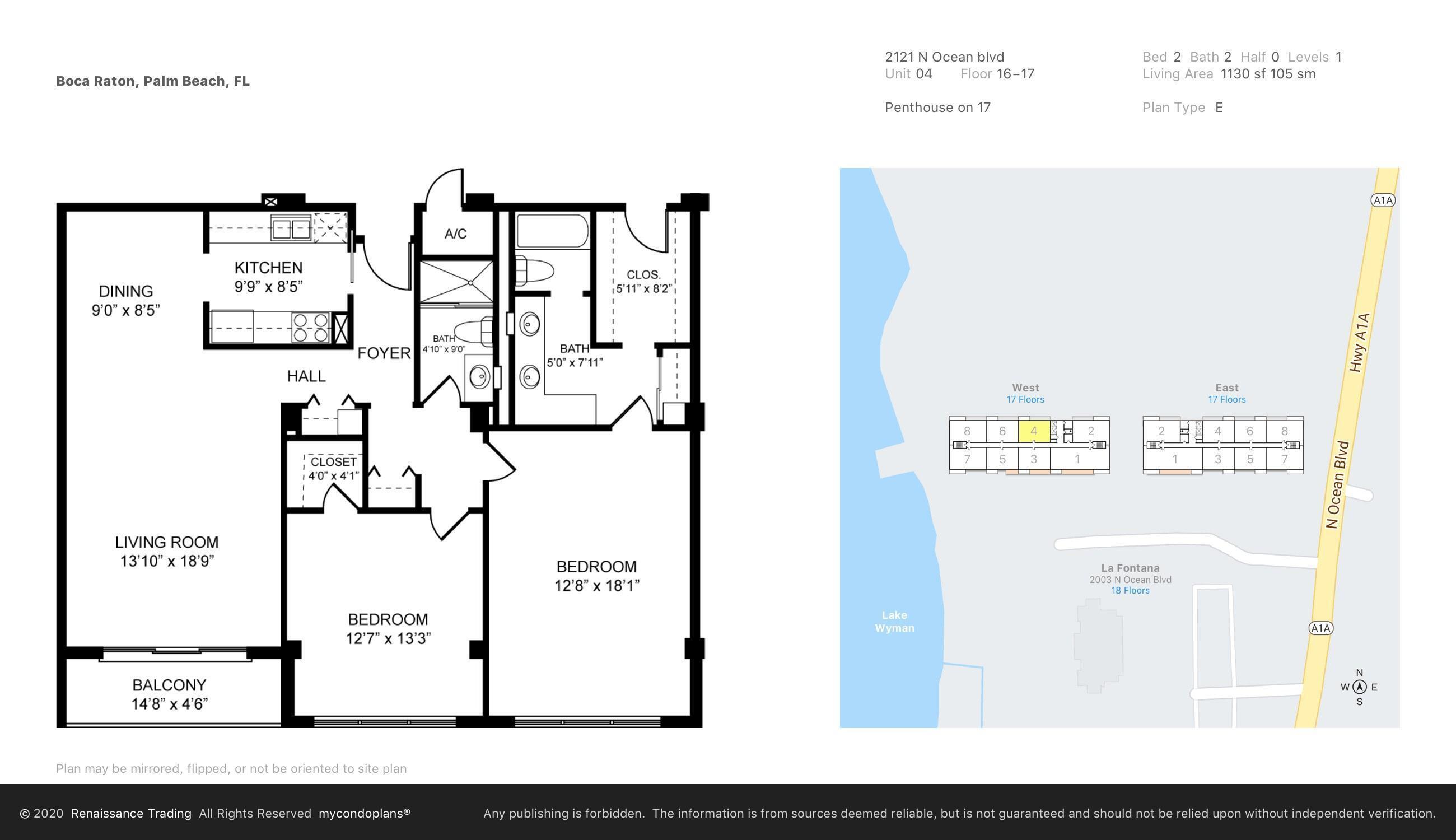 2121 N Ocean Boulevard 1604w