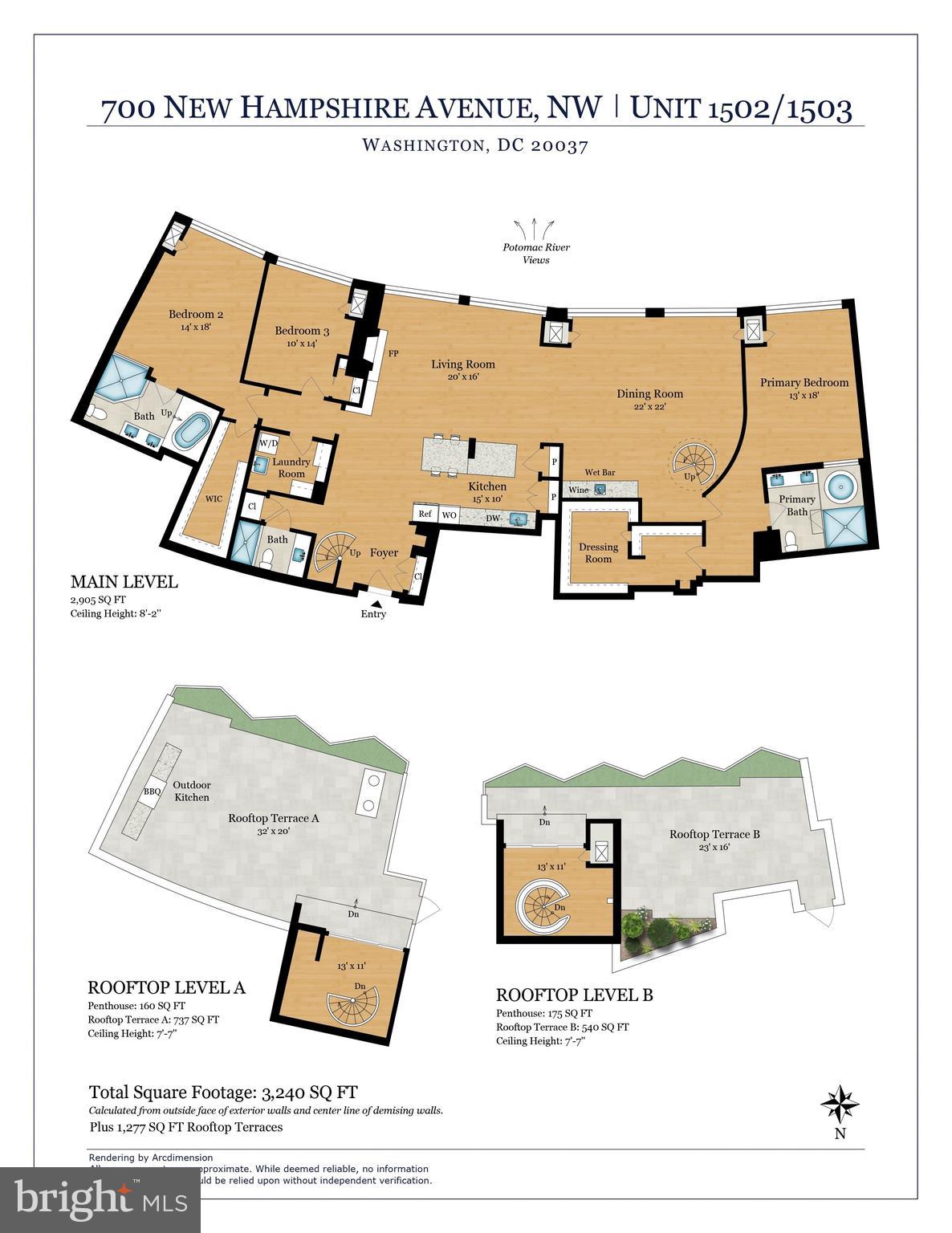 700 New Hampshire Ave NW #1502/3 - Washington DC