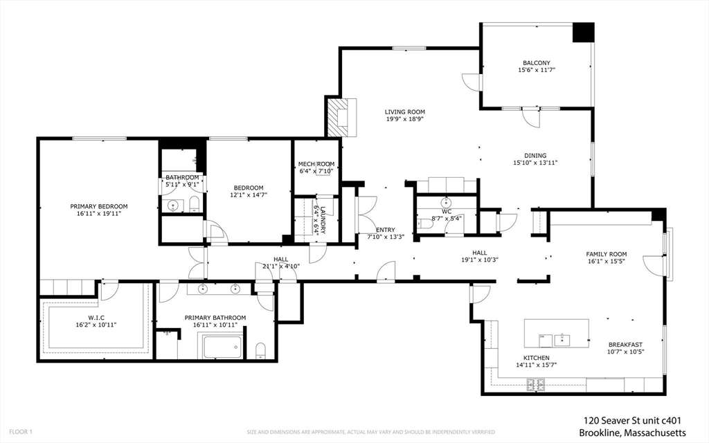 120 Seaver Street Unit: U:C401