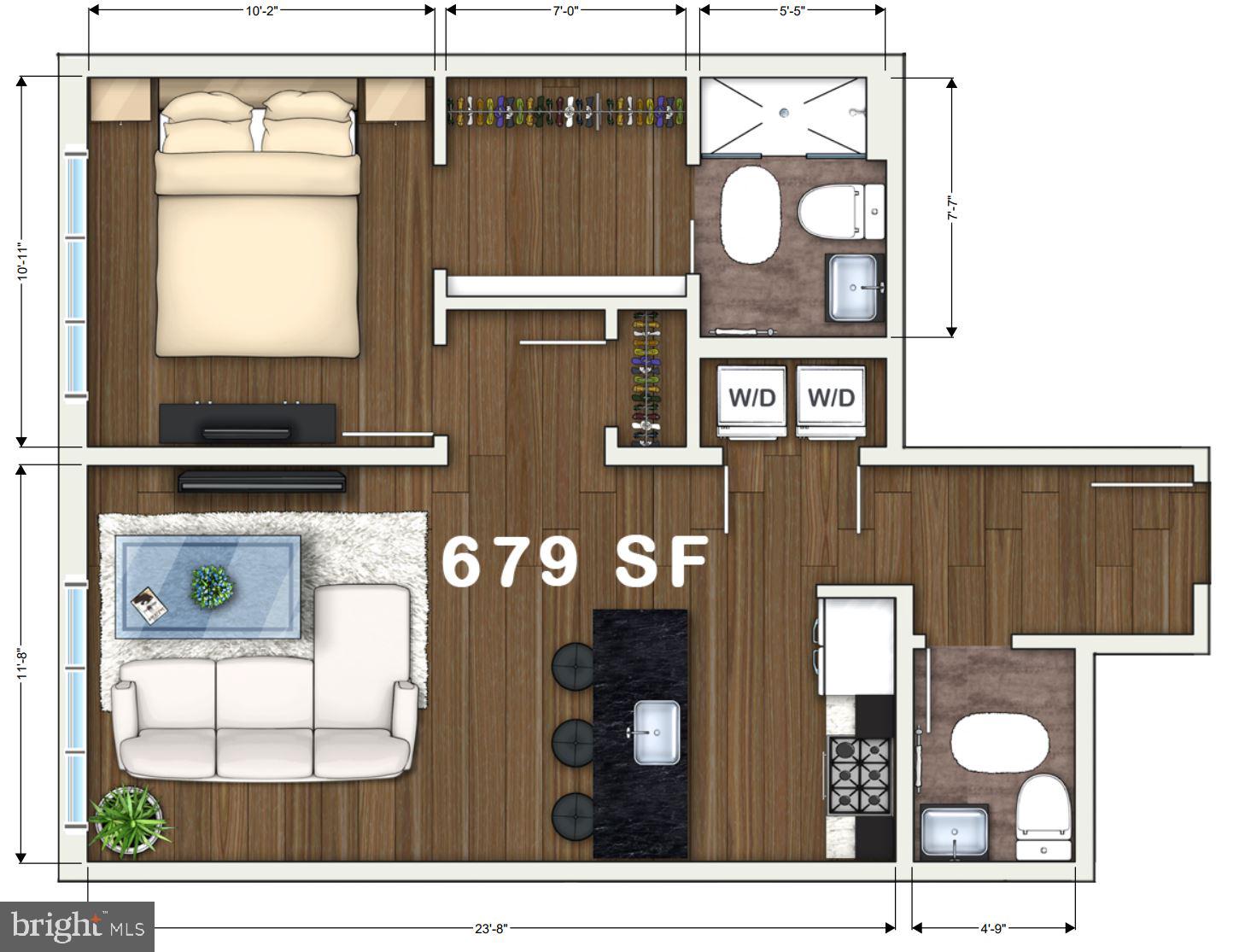 526 BROWN ST #UNIT 607