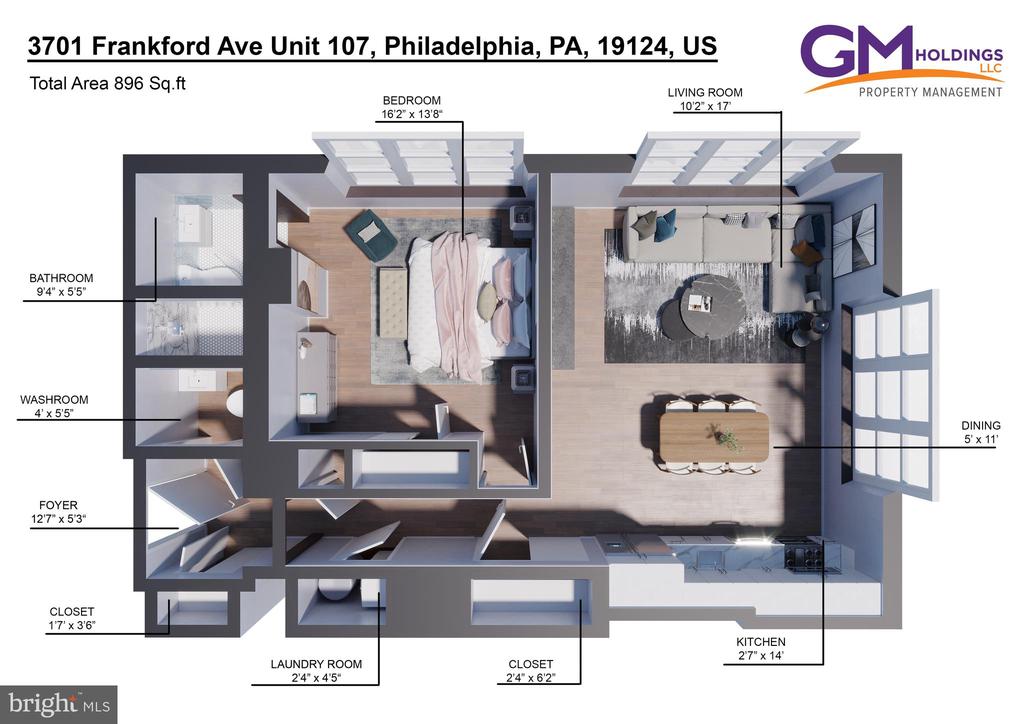3701 FRANKFORD AVENUE Unit: 107