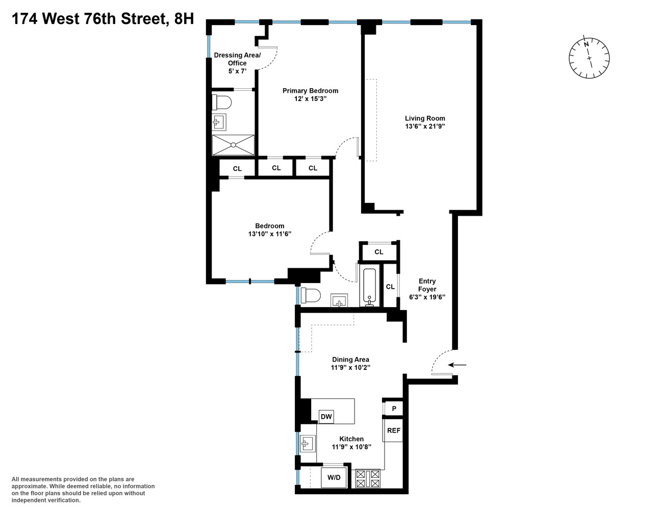 174 W 76TH Street 8H