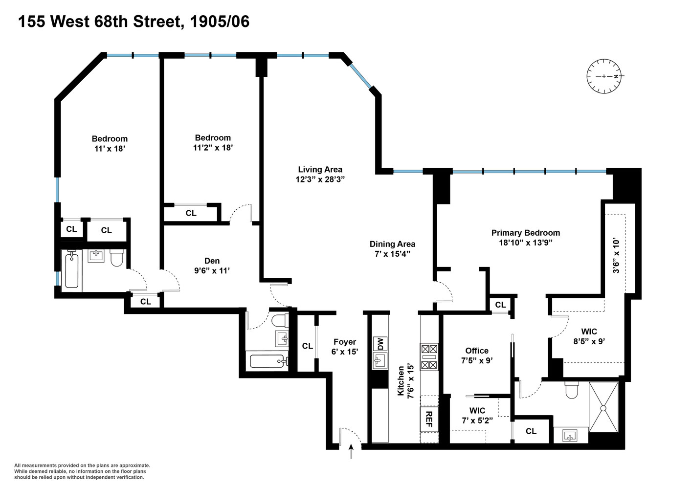155 West 68th Street, 1905/1906