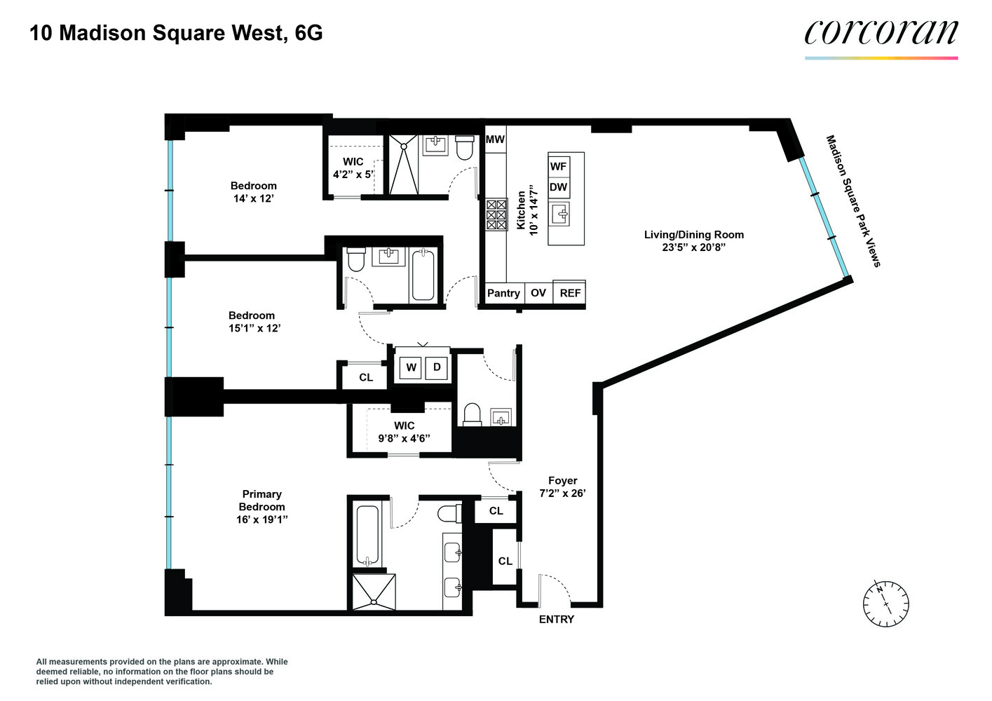 10 Madison Square West, 6G