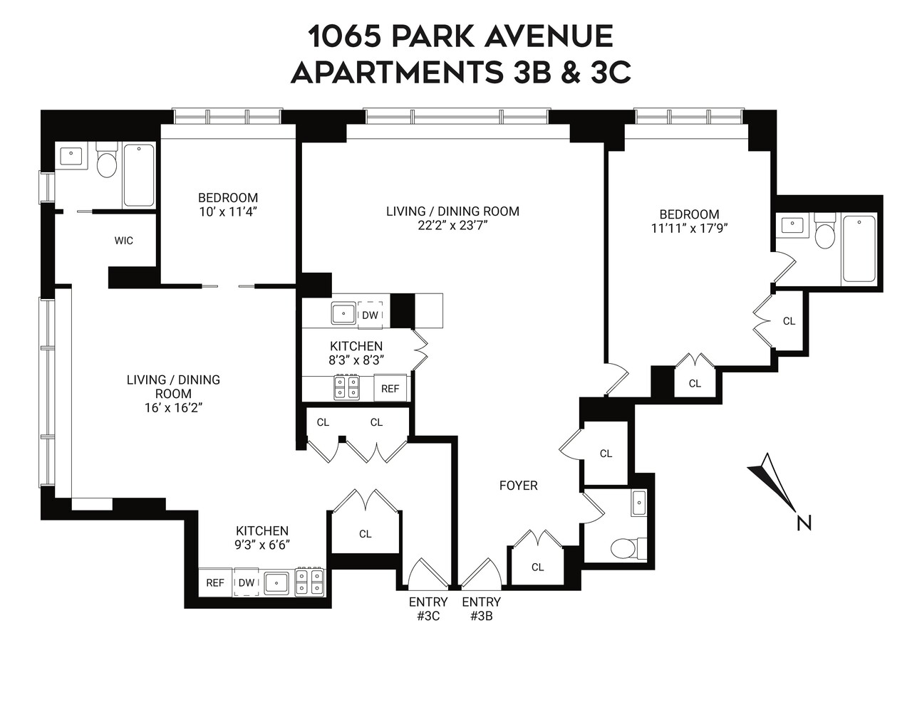 1065 PARK Avenue 3BC