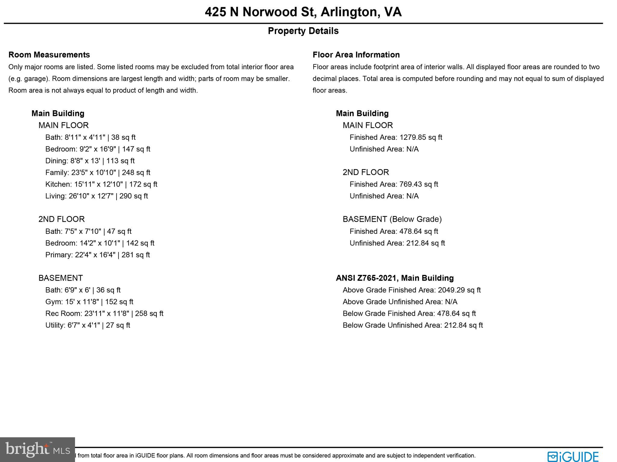 425 N NORWOOD STREET