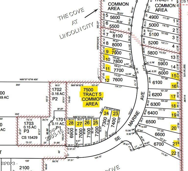 Block 1400 SE Marine Avenue