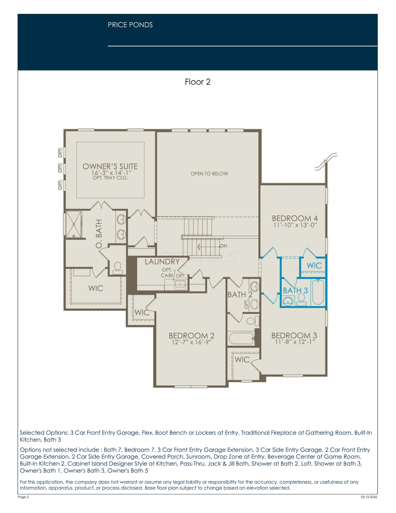 839 Callaway Lane, Lot 2438