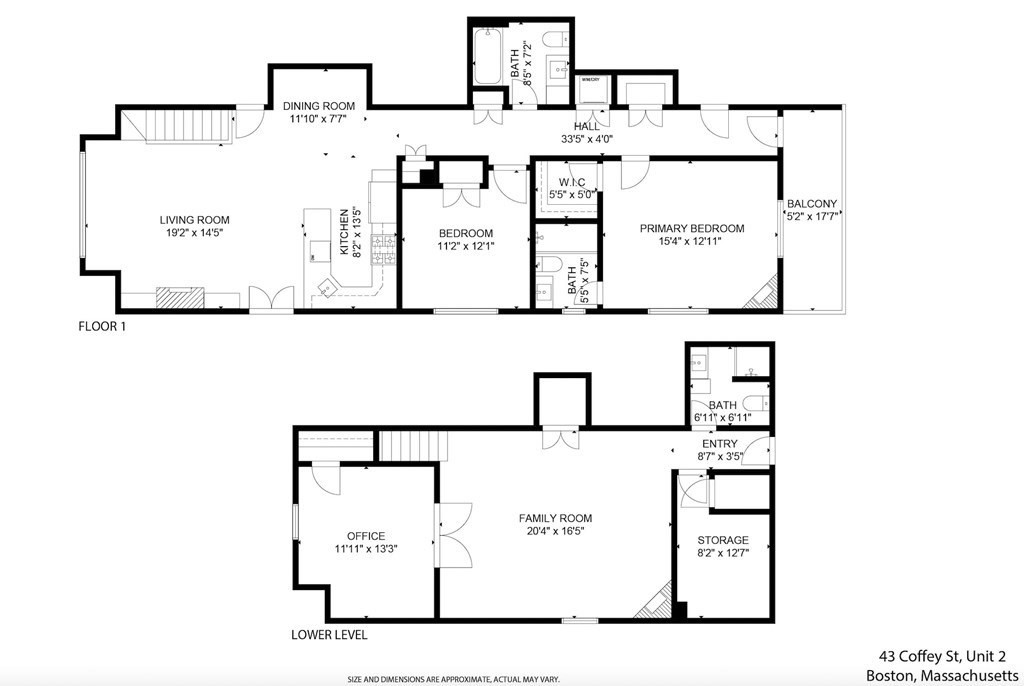 45 Coffey St. # 1 Unit: 45-1